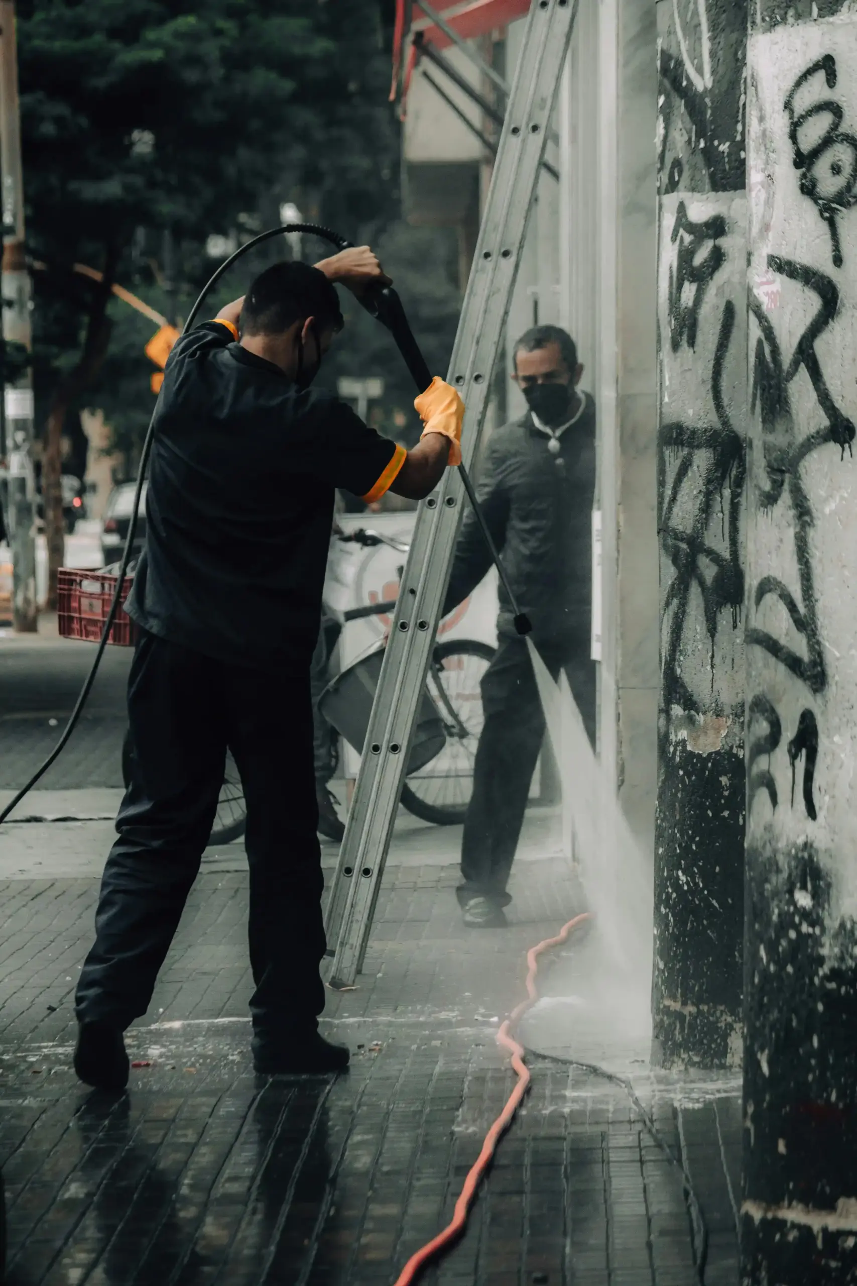 Graffati reinigung